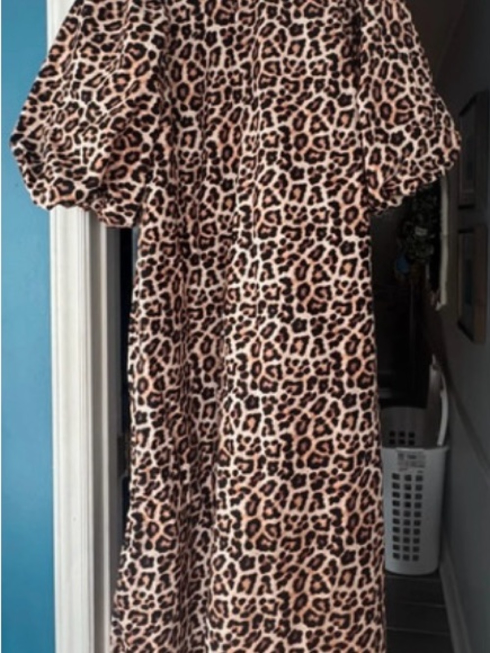 H&M Leopard Print Kids Nightgown - Tan and Black